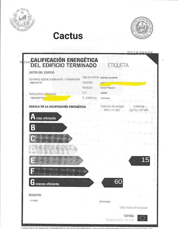 Vivienda Vacacional Cactus Costa Teguise Esterno foto